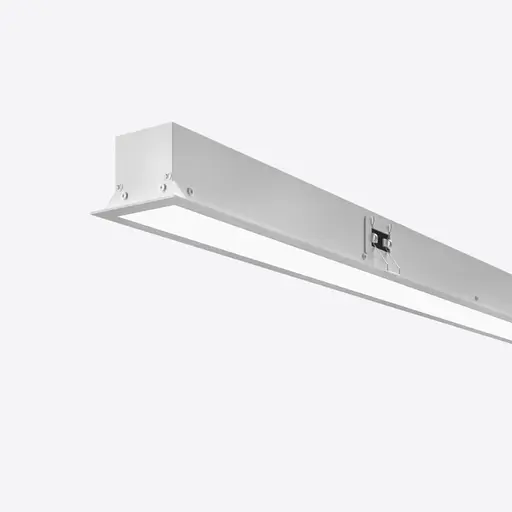 Встроенный линейный светодиодный светильник X-LED 50Вт серый (985х42х45) - фото 1