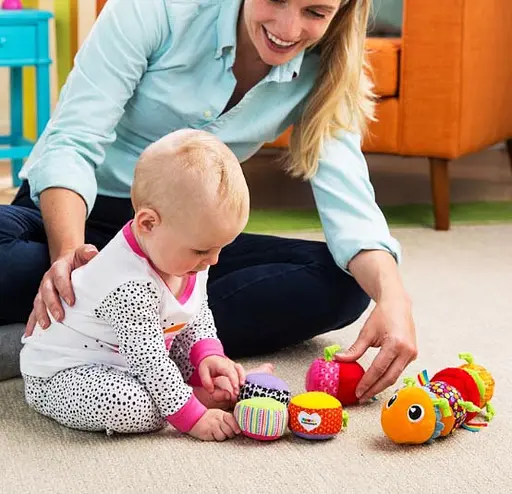 Мягкая игрушка Lamaze Собери гусеничку L27244 - фото 3