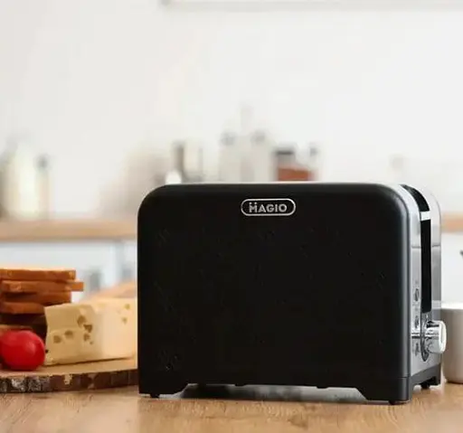 Тостер для хлеба Magio MG-287 тостерница для горячих бутербродов 7 ступеней поджаривания черная 780 Вт - фото 2