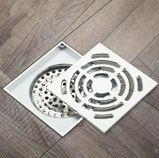 Душевой трап Gappo 100х100 мм, хром G81052 - фото 3