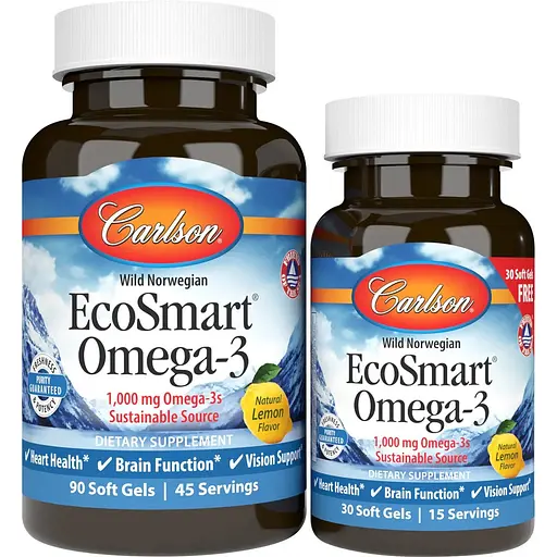 Жирные кислоты Carlson Labs EcoSmart Omega 3 90+30 капсул - фото 1