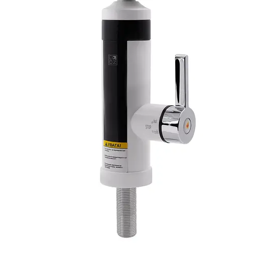 Проточный кран-водонагреватель кухонный для кухни Lidz Warm 061 LDWAR061WCR35431 White/Chrome - фото 2