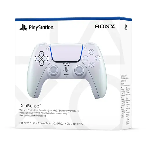 Геймпад Sony Playstation DualSense Bluetooth PS5 Chrome Pearl (1000044446) - фото 5