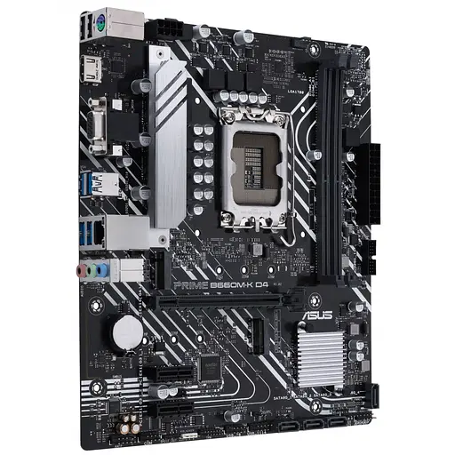 Материнская плата ASUS PRIME B660M-K D4 (PRIME B660M-K D4) (Socket 1700, Intel B660, Micro-ATX) - фото 2