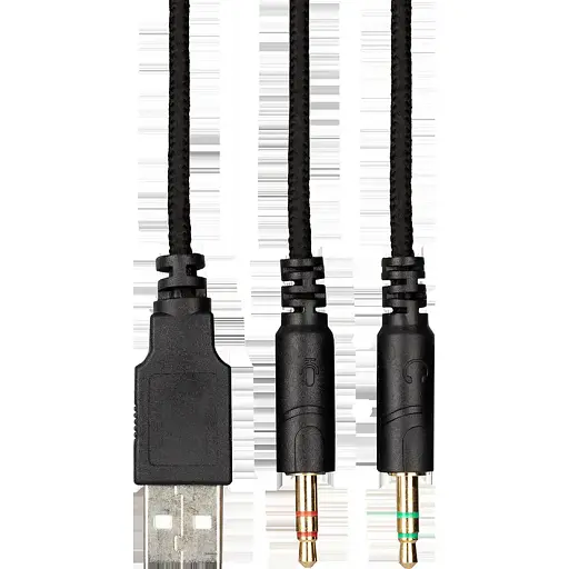 Наушники 2E HF Stereo HG330 Gaming LED black+ микр UA (2E-HG330BK) - фото 6