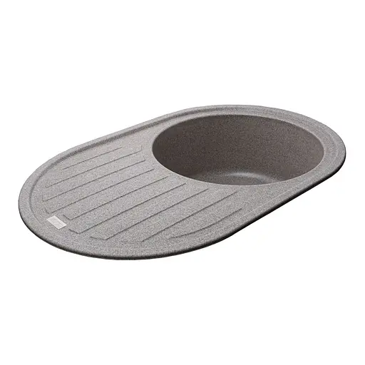 Гранитная мойка Globus Lux Ohara мокко 770x500мм 000023497, Серый - фото 3