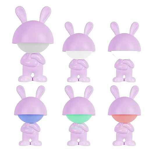 Світильник-нічник Kite LED з акумулятором Dreamy Bunny фіолетовий (K25-315-1-5) - фото 3