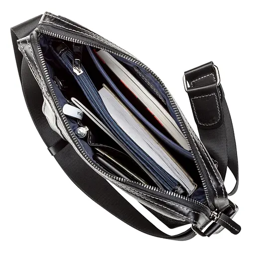 Чоловіча шкіряна сумка SHVIGEL 24,5х28х6,5 см sum0012479 - фото 5