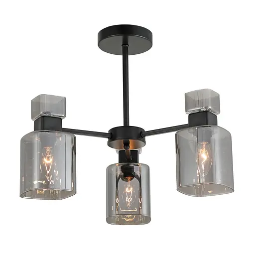 Люстра Ardero BL1130-1 OLIVIA під лампу чорний - фото 1