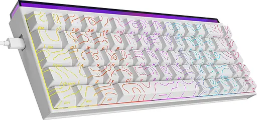 Клавиатура Ajazz NK68 Red Switch White USB-C (NK68-RSW) - фото 5