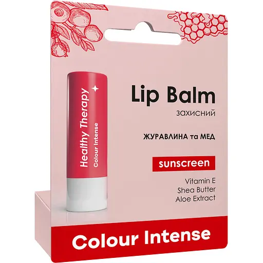 Бальзам для губ Colour Intense Healthy Therapy Защитный 03 Клюква и Мед 5 г