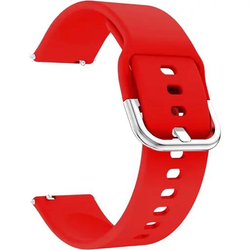Ремешок DK CDK для Samsung Watch FE (R861) 40mm "L" 20mm Silicone Sport Band Classic (09651) (red)