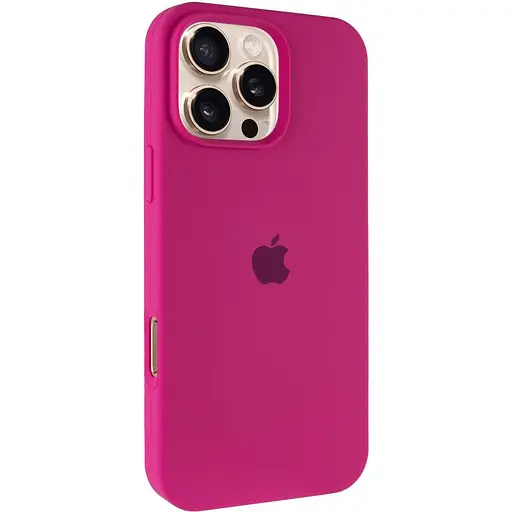 Чохол Epik Silicone Case Full Protective AA для Apple iPhone 16 Pro 6.3 Малиновий/Dragon Fruit - фото 1