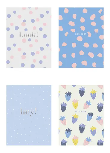 Комплект 4 шт общих тетрадей. Тетрадь Школярик А5 48 л. в клетку 5212 4823088224788 - фото 1