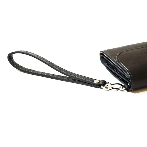 Женский кожаный кошелек Grande Pelle 13х22х2 см acs0029350 - фото 8