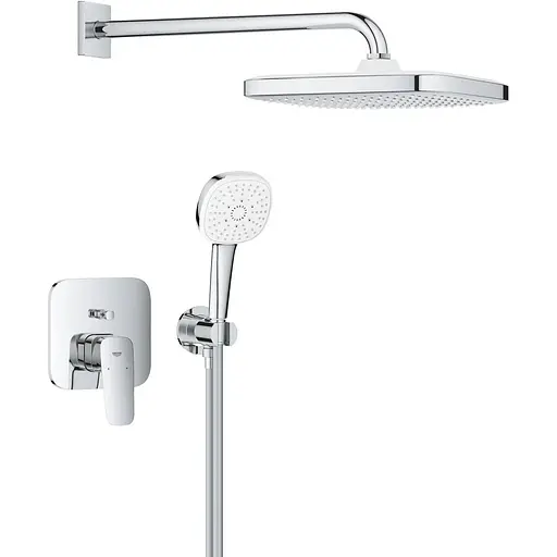 Душова система прихованого монтажу Grohe Cubeo з Tempesta 250 1053360000, Білий - фото 1