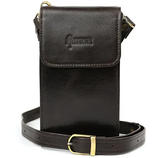 Шкіряна сумка-чохол для телефону Tarwa 18.5х10.5х3.5 см sum0028478 - фото 5