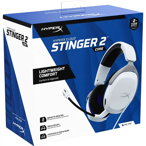 Наушники игровые HyperX Cloud Stinger 2 Core для PlayStation White (6H9B5AA) [147550] - фото 8