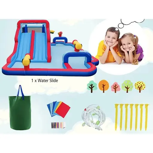 Надувний парк Costway Fun Kids із водними гірками (без вентилятора) - фото 7