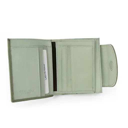 Гаманець жіночий шкіряний маленький Las Fernando 110-103 G3 м'ятний - фото 6