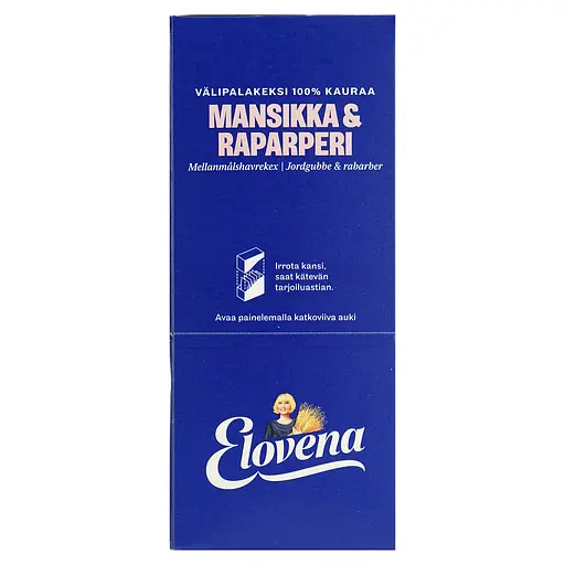 Галети з вівса Elovena з полуницею та ревенем 300 г - фото 5