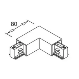 Соединитель угловой трехфазный Imperium Light 03005.01.01 Light House - фото 1