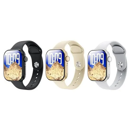 Смарт-часы XO W10 Pro AMOLED Screen 10 Generation Wireless Charging Smart Talking Watch золотистый - фото 3