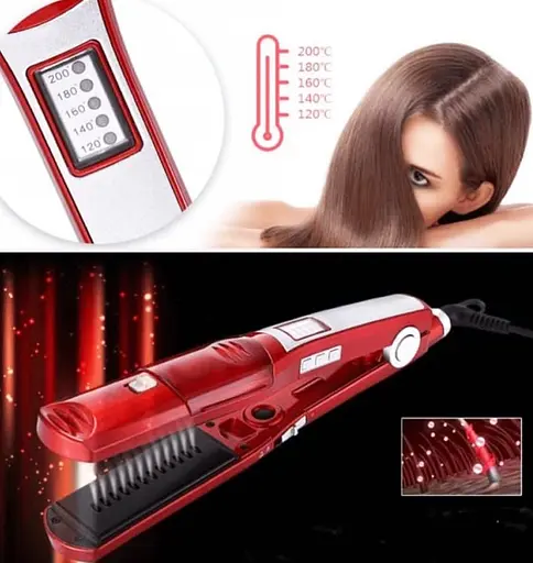 Випрямляч ProGemei GM-1991 із зволоженням та з турмаліновим покриттям 65 Вт - фото 6