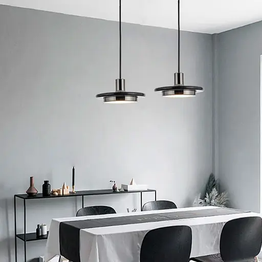 Підвіс Lumina із чорним мармуровим плафоном LED в стилі Ар-деко Line.F SC 2/1 BK - фото 2