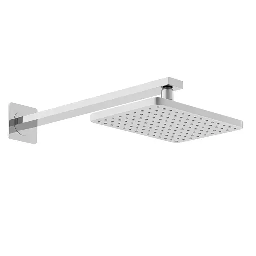 Душова система прихованого монтажу Imprese Bilovec верхній душ 260x188 мм ABS, лійка 3 режими хром t03000901SQС, Хром - фото 5