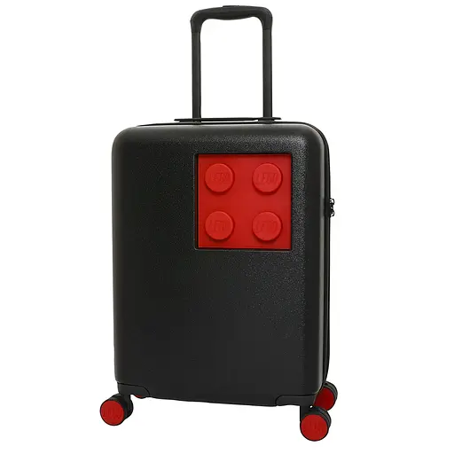 Валіза LEGO Brick 2x2 Trolley S 40 л чорна з червоною вставкою (20152-1963)