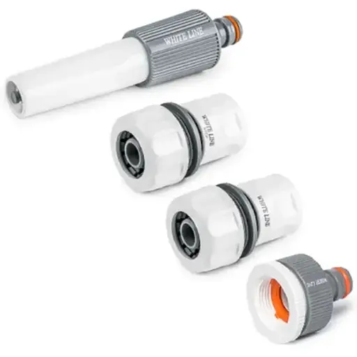 Комплект Bradas WHITE LINE из 4 элементов на шланг 3/4 (WL-5500-34) - фото 1