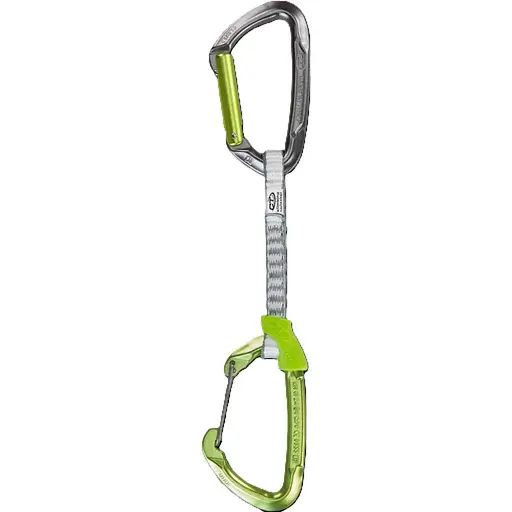 Відтяжка Climbing Technology Lime Mix set 12 cm DY Anodized Lime/Grey (1053-2E670FR C0N)
