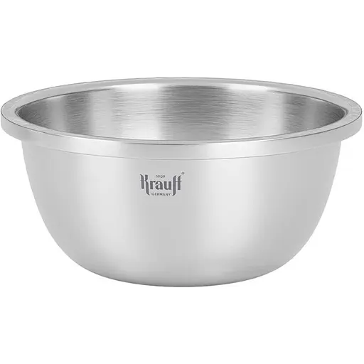 Миска кухонна Krauff з нержавіючої сталі 3.5 л Ø 26 см (29-298-017)
