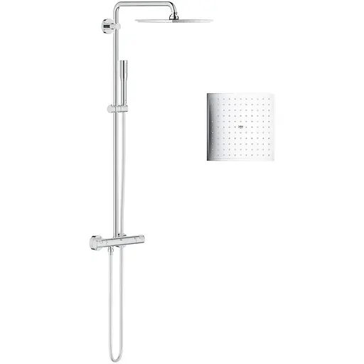 Душова система термостатична Grohe QuickFix Vitalio Joy System 230 26365000, Хром - фото 1
