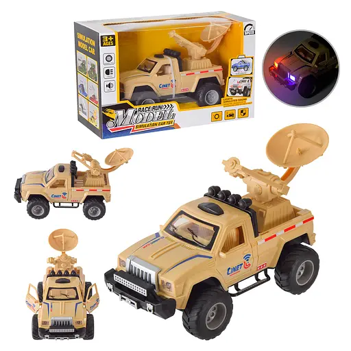 Машинка, звук, подсветка, инерция, открывающиеся двери