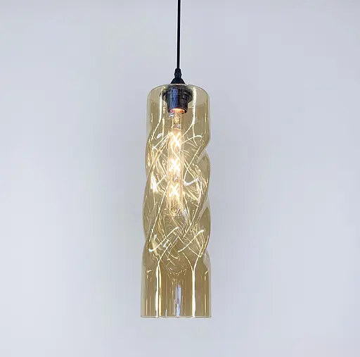 Підвісний світильник VITALUCE Line.F Колір плафона Янтарний - фото 2