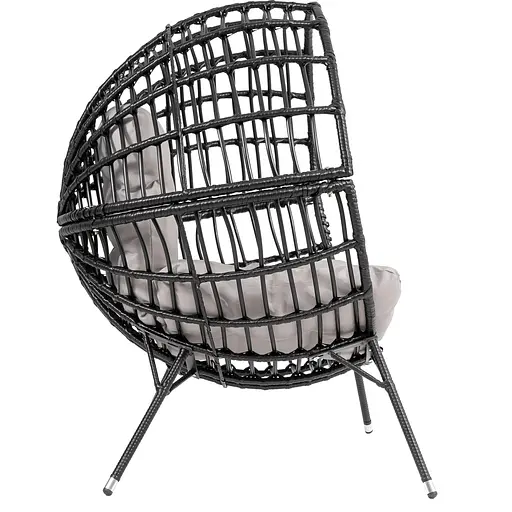 Садовое кресло Di Volio Arancia черно-серый - фото 4