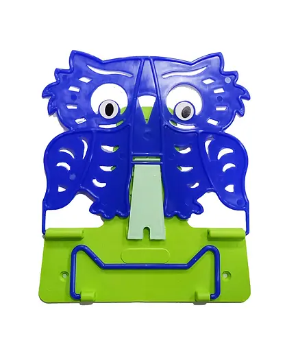 Підставка для книг №4 "Сова" 631569 Irbis пластикова, в пакеті (4820098991365) Синьо-зелений Вид 18 - фото 1