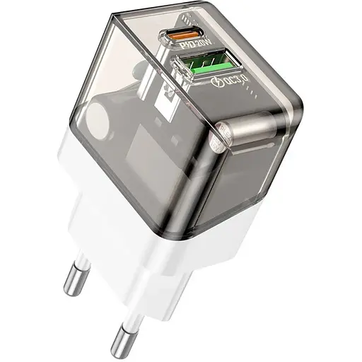 Мережевий зарядний пристрій Borofone BA80A Scenery PD20W+QC3.0