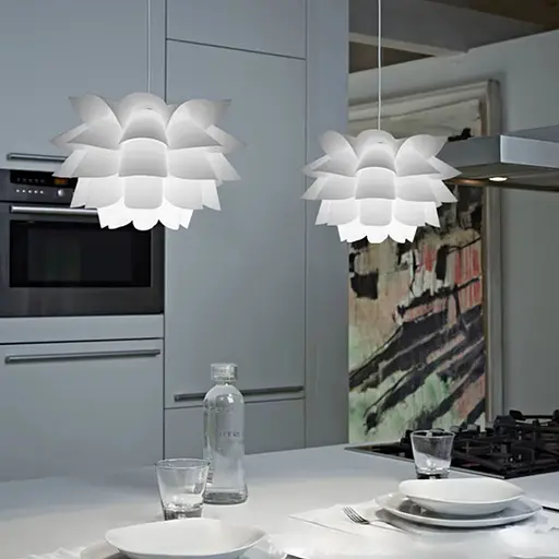 Світильник у формі білої квітки Ø 30 см | Арт. F 36X-300 | Line F - фото 1