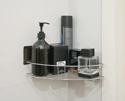 Полиця нержавійка на самоклейці, FABRIKA UNO. Розмір: 23х23х10 - фото 5