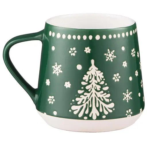 Чашка Ardesto Christmas New Year's кераміка 350 мл зелена (AR3091) - фото 3