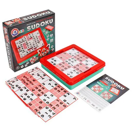 Дитяча розвиваюча гра "Судоку" ТехноК 2956TXK 81 фішка, 10 шаблонів - фото 2