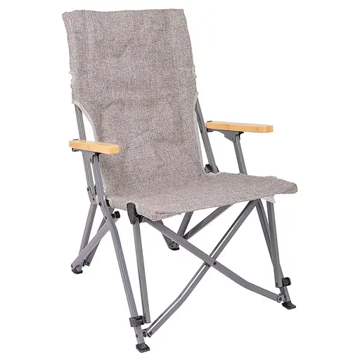Кресло раскладное Bo-Camp Chelsea Grey серое (DAS303258) - фото 2