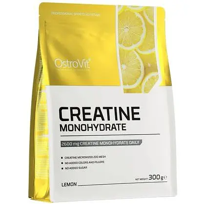 Креатин OstroVit Monohydrate Lemon 300 г