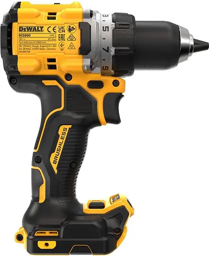 Аккумуляторная дрель-шуруповерт DeWalt с АКБ и ЗУ DCD800S2T - фото 3