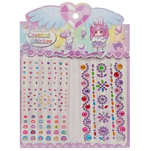 Наклейка камни Bambi XY-008-1(Violet) для авто, ноутбуков, телефонов - фото 1