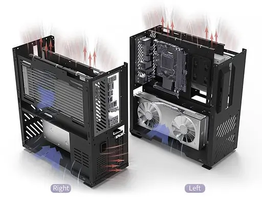 Корпус ALmordor SilverLining 160G ITX Black (ALSL160GIBK) Без БП - фото 3