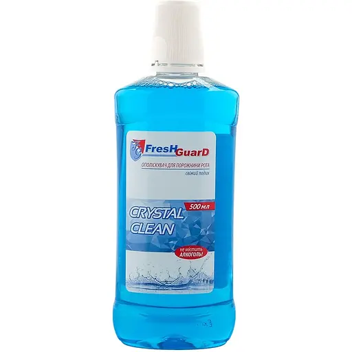 Ополіскувач для порожнини рота Fresh Guard Crystal Clean 500 мл - фото 1